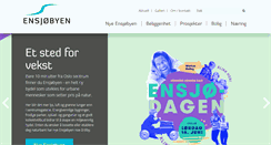 Desktop Screenshot of ensjobyen.no